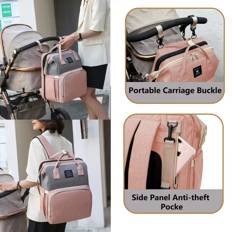Vongo® Foldable Mommy & Baby Bag