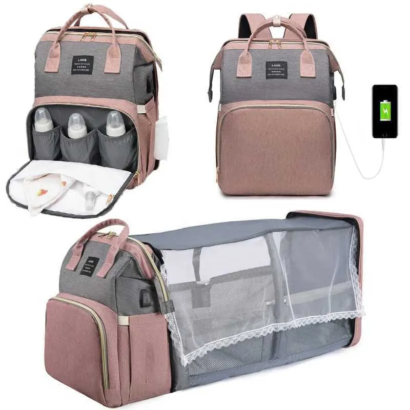 Vongo® Foldable Mommy & Baby Bag