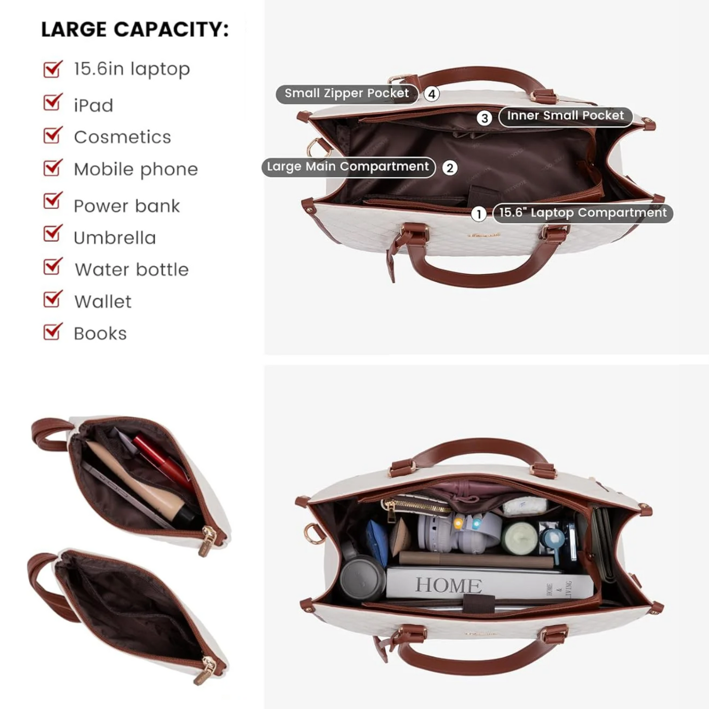Vongo® 3 in 1 Tote Bag