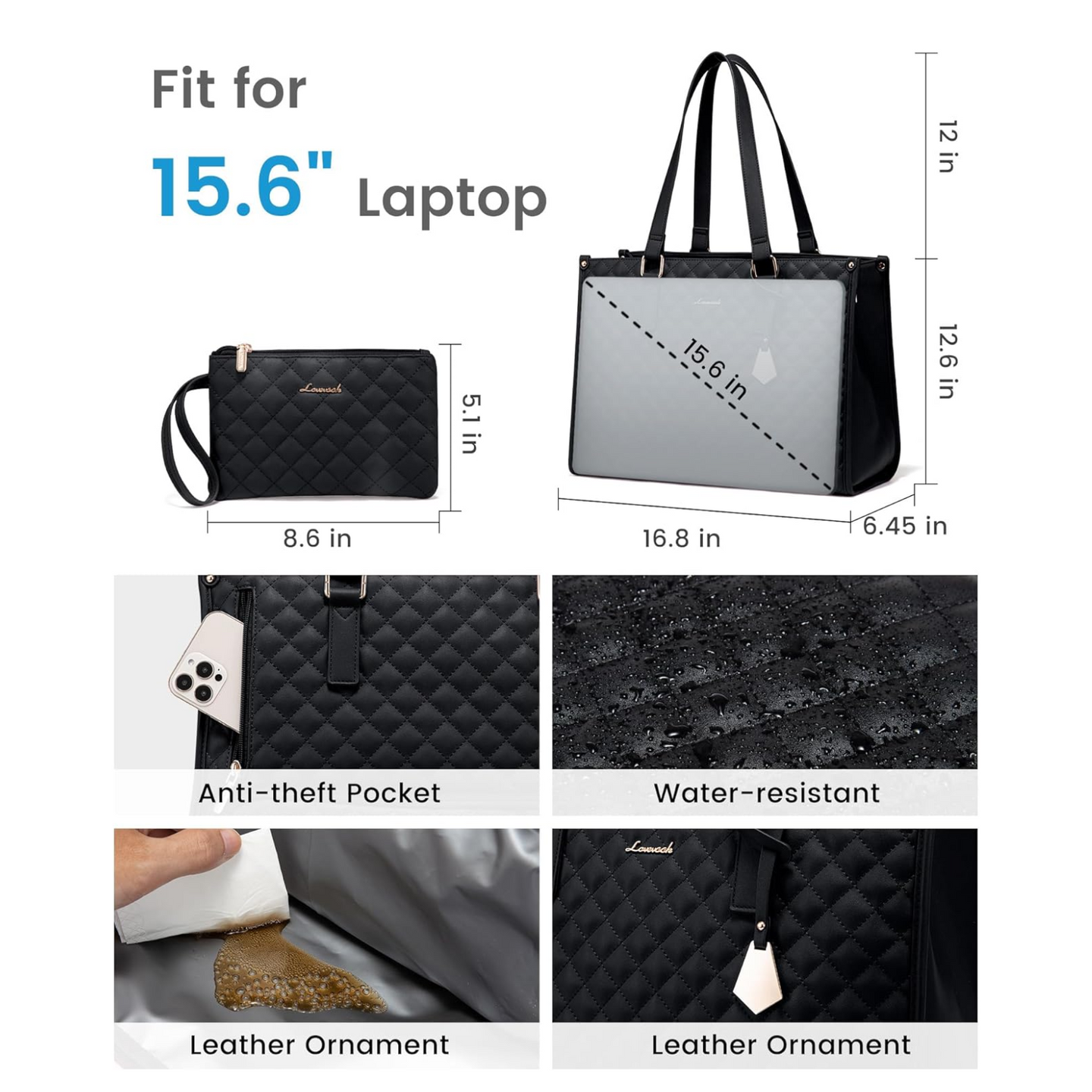 Vongo® 3 in 1 Tote Bag